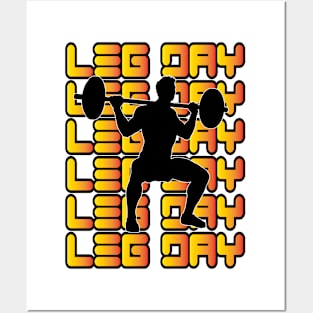 leg day Posters and Art